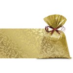 SACO ARABESCO OURO 10X14 C/50