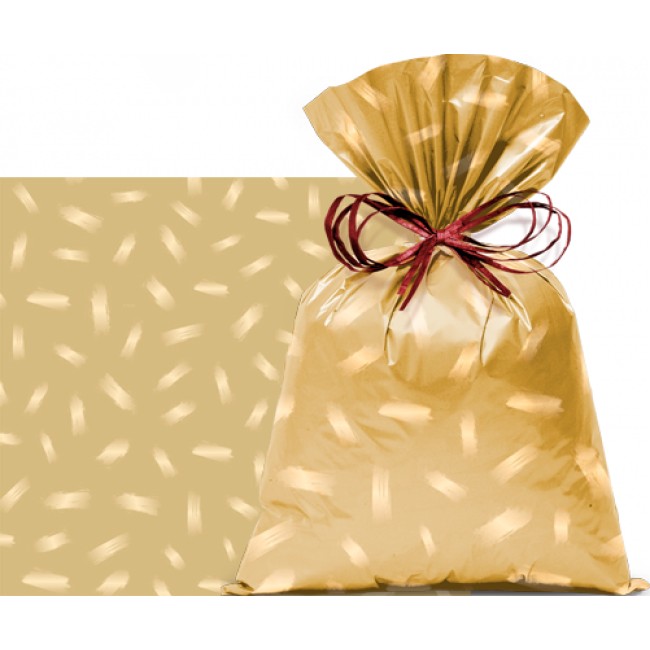 SACO PINCELADAS OURO 45X59 C/25