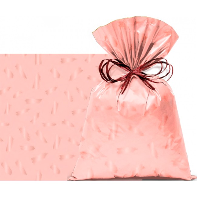 SACO PINCELADAS ROSE GOLD 30X44 C/50