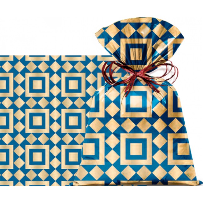 SACO LADRILHO DENIM 20X29 C/50