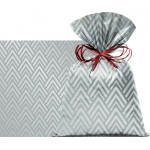 SACO DOMINIQUE PRATA 60X90 C/25