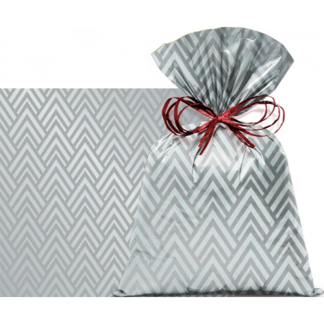 SACO DOMINIQUE PRATA 60X90 C/25