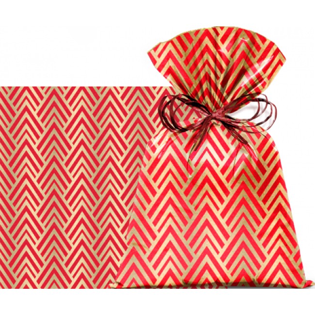 SACO DOMINIQUE VERMELHO 60X90 C/25