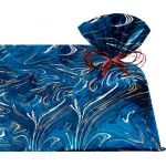 SACO MARMORIZADO AZUL 50X70 C/25