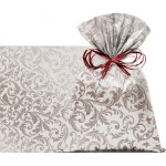 SACO ARABESCO PRATA 10X14 C/50