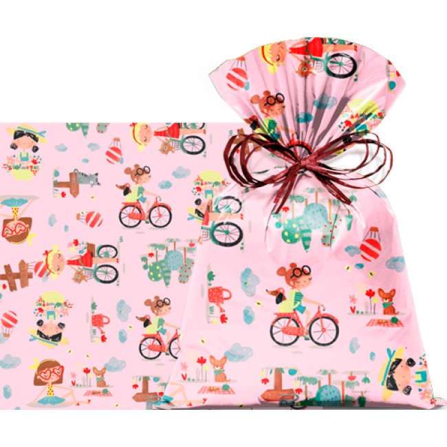 SACO AVENTURA NO CAMPO 30X44 C/50