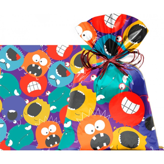 SACO MONSTRINHOS ANIMADOS 35X54 C/50